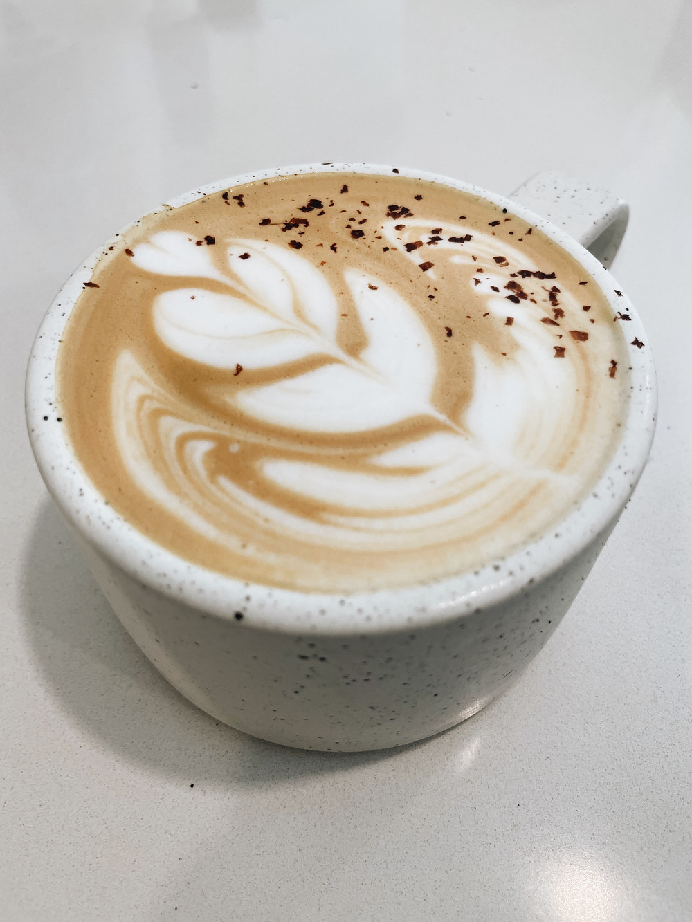 an espresso drink at Tonic Coffee
