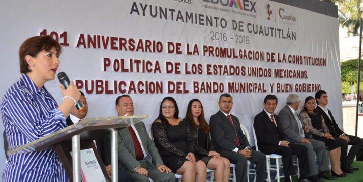 Con sede en Concha Acústica, la edil Fernández Sánchez y el cabildo de Cuautitlán,  se dieron cita p