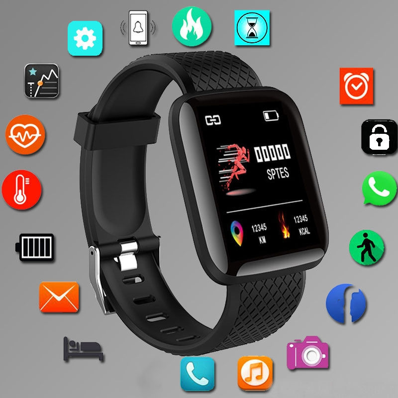 Smartwatch Men Women Wristwatches Smart Watch Message Fitness Monitor Bracelet B