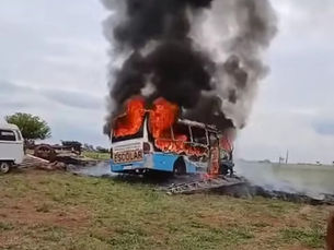 Polícia Civil esclarece incêndio em ônibus de Mira Estrela: criança de 11 anos é identificada como responsável