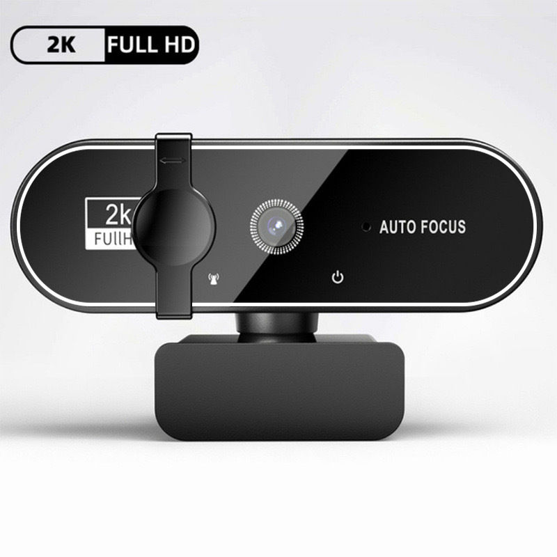 Thumbnail: 4K Webcam Video Camera 2K Autofocus Streaming Web Cam With Microphone Full HD 10