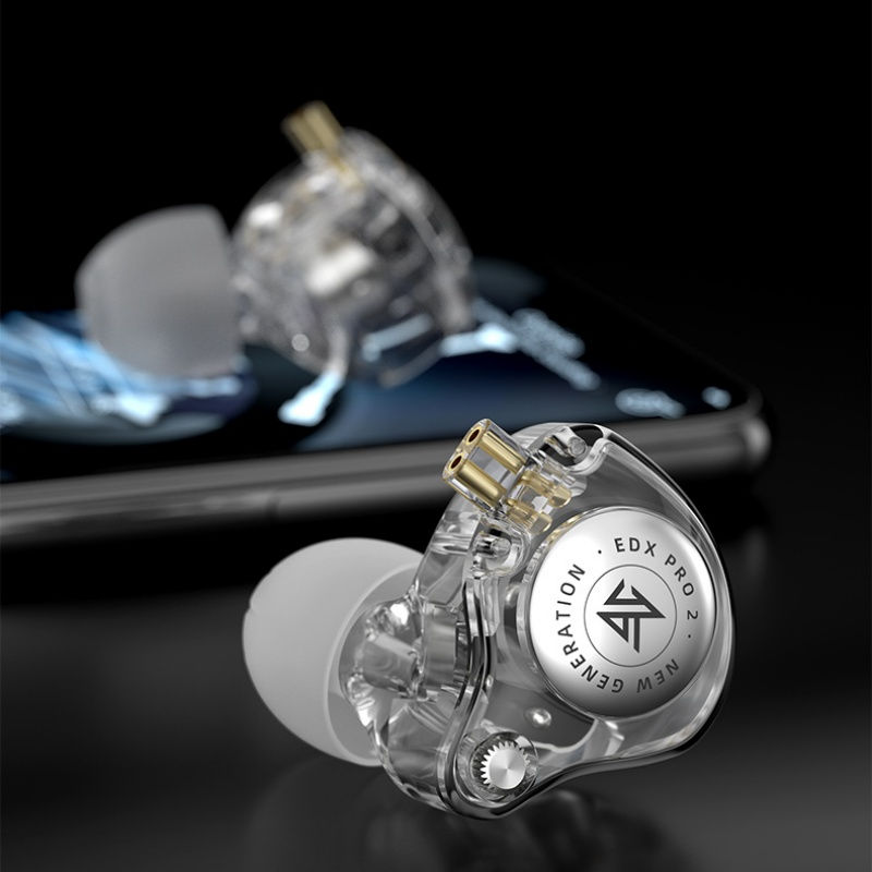 Thumbnail: KZ EDX PRO 2 Dynamic In Ear Earphone HIFI DJ Earphones Earbud Music Noise Cancel