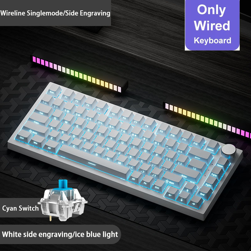 Thumbnail: Ajazz AK820/AK820Pro Gaming Mechanical Keyboard Bluetooth 5.1/Wireless/wired  Cu