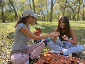 Forest therapy walk with teens
