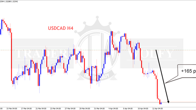 USDCAD +165 pips