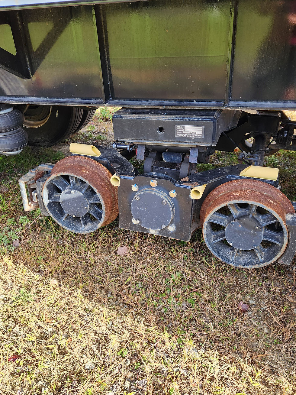 Thumbnail: 2020 Felling FT-80-2 48 ft T/A Spread Axle Hi-Rail Flatbed Trailer