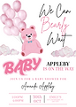 Invitation We Can Bearly Wait Pink (5x7).png
