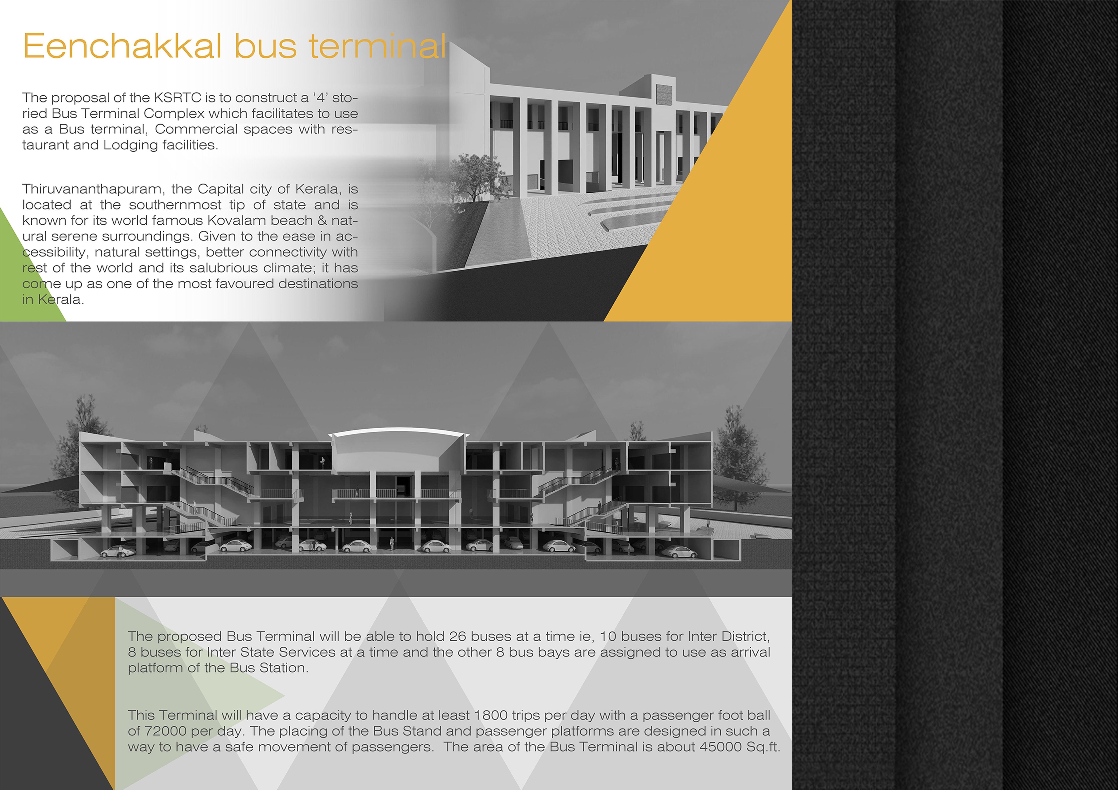 Enchakkal Bus Terminal Architect Portfolio