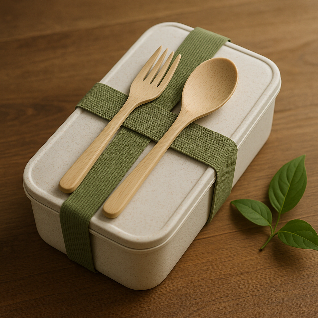 Essensbox mit Besteck