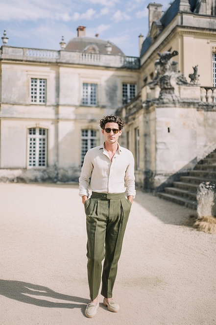 pantalon ample costume