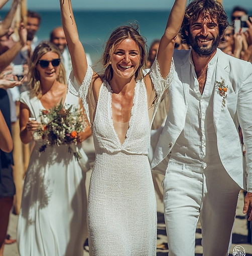 costume blanc mariage sud