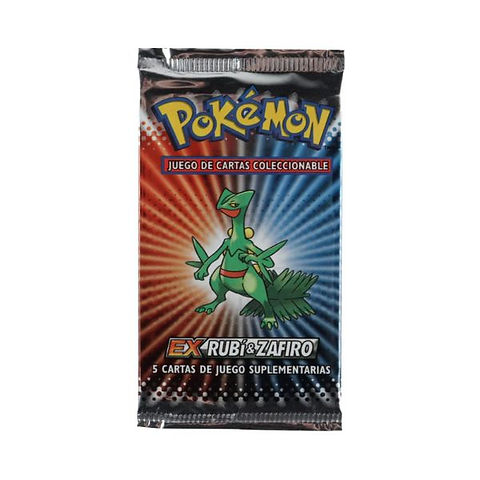 pokemon ex ruby sapphire booster pack EX Ruby Sapphire Pack SPANISH