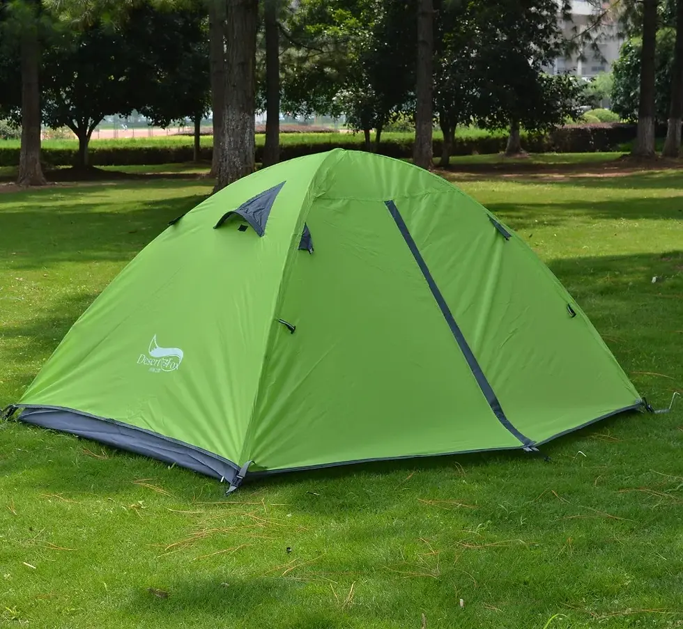 Thumbnail: Backpacking 2 Person Aluminum Pole Lightweight Double Layer Camping Tent