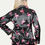 Thumbnail: Black Flamingo Satin Pyjama Set