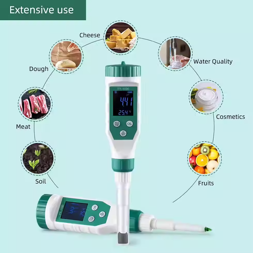 Miniatura: Medidor pH digital para alimentos YY-1030