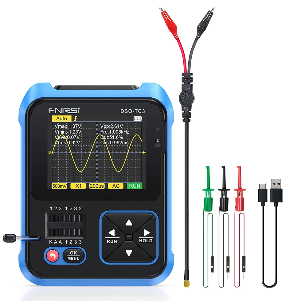 Miniatura: FNIRSI DSO-TC3 Osciloscopio digital portátil 3 en 1