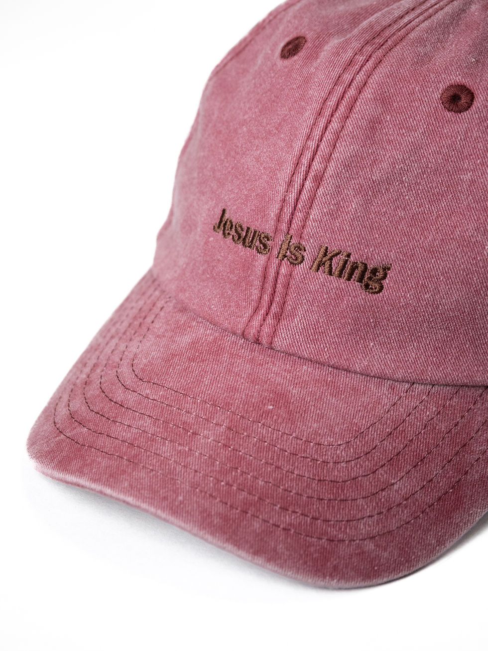 Miniaturbild: Jesus is King CAP - Vintage Red