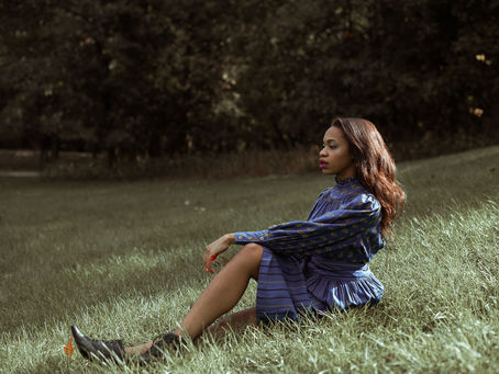 Pretty in Purple Prairie Girl