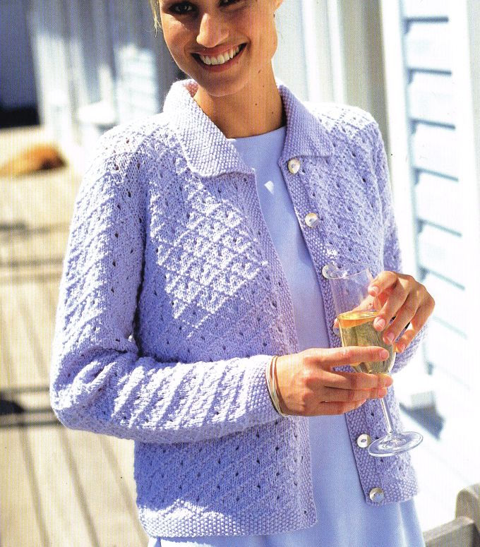 5825S Ladies vintage knitting pattern PDF