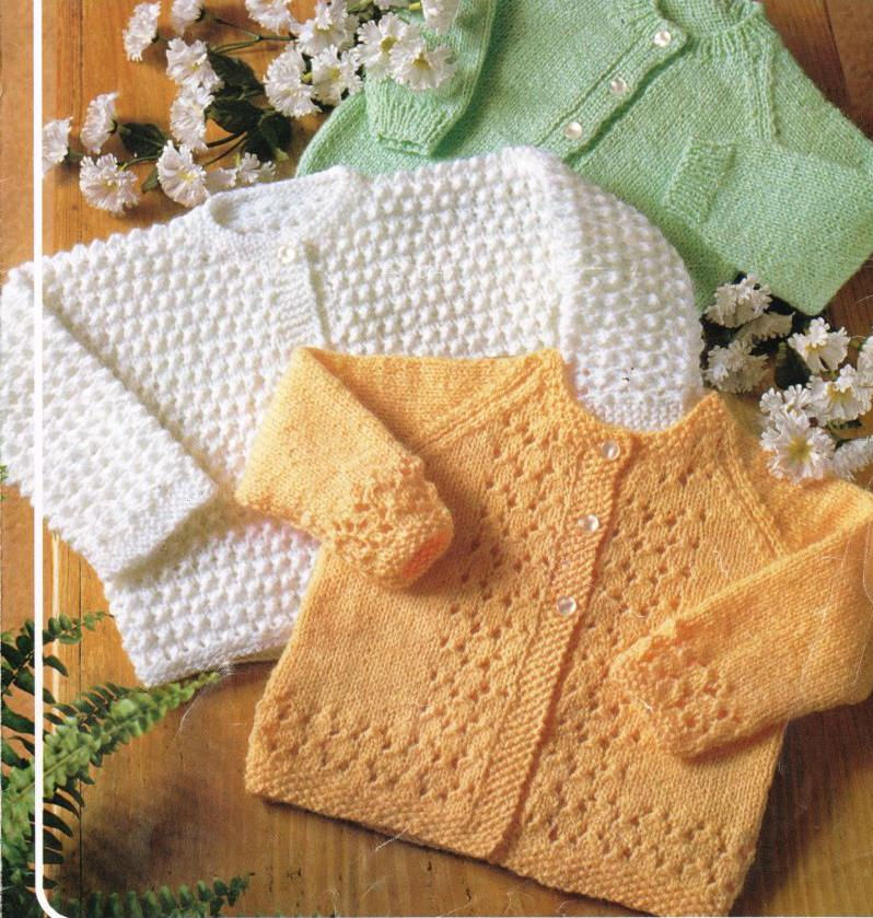 929Ar baby vintage knitting pattern PDF