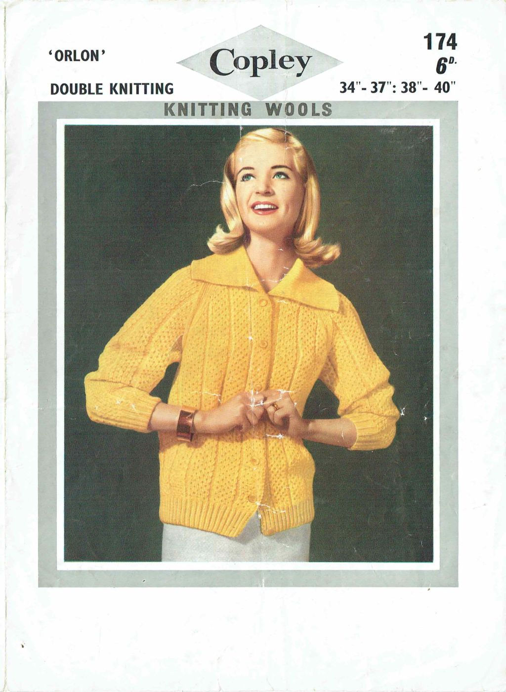 Copley 174 ladies vintage knitting pattern PDF