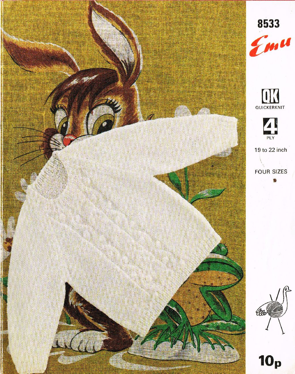 Emu 8533 baby jumper vintage knitting pattern  PDF Download