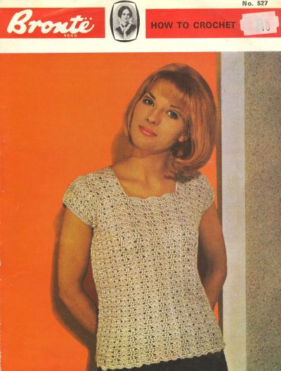 Bronte 527 ladies vintage crochet pattern PDF