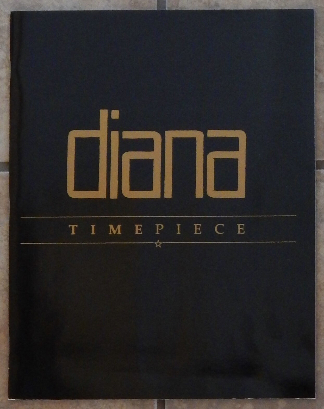 Diana Ross' 1985 Concert Booklet