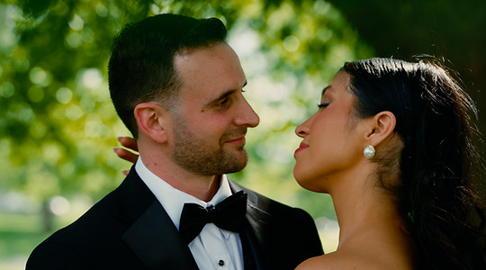 Bride and Groom portraits at sunset in the fields of Springton Manor Farm Glenmoore PA