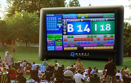 Large 16' or 30' inflatable screen