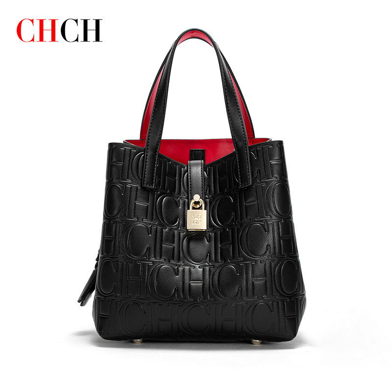 Miniatura: CHCH Women's Tote Bag New Steel Embossed Handheld Bun Mother Shopping Bag