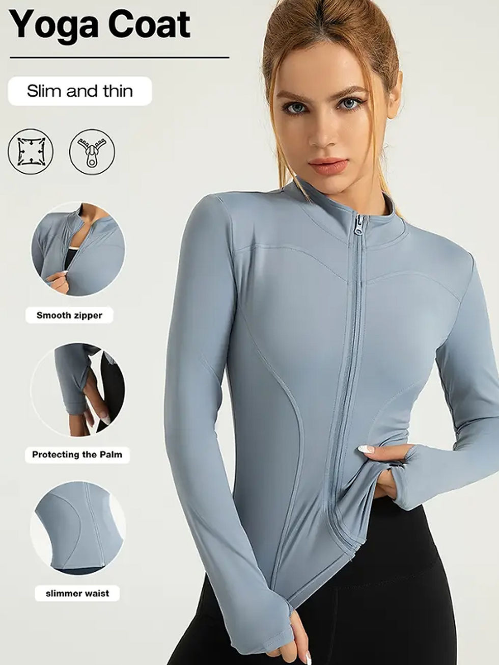Thumbnail: Fitness jacket, women's tight quick-drying top, 2025 autumn edition, long-sleeve