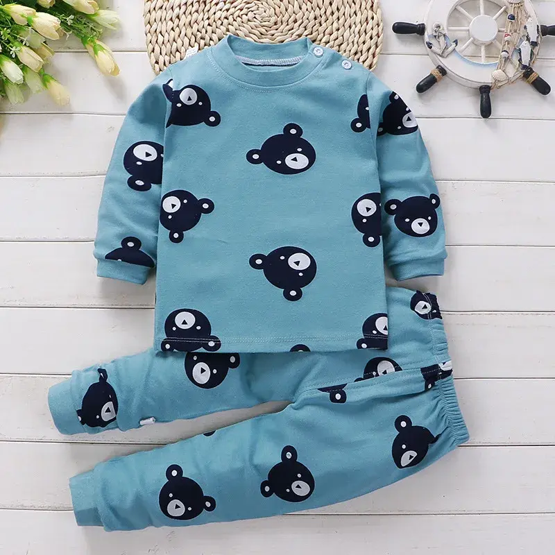 Thumbnail: Kids Clothes Children Sets Children's Clothing Boys Girls CottonAutumn winter Cl