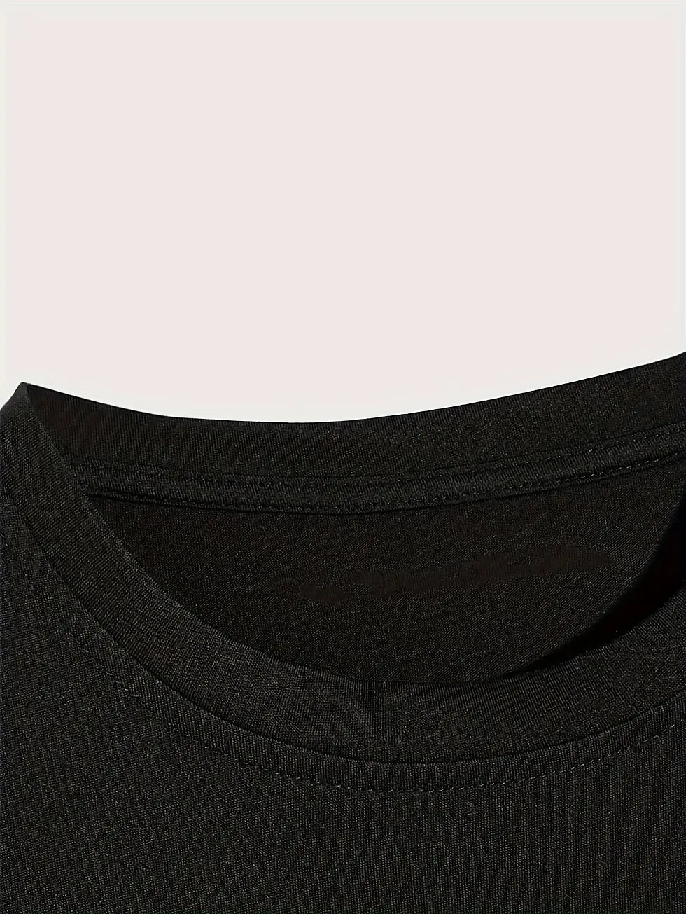 Thumbnail: Los Angeles Number 91 Graphic Round Neck Sports Crop T-shirt Crew Neck Casual Ru