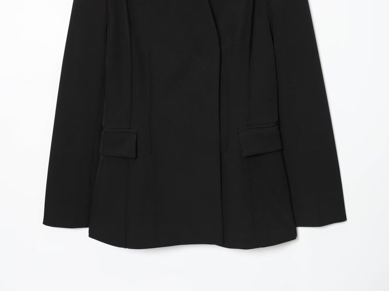 Thumbnail: ETJ 2025 women's new fashion design three-dimensional cut high collar slim suit 
