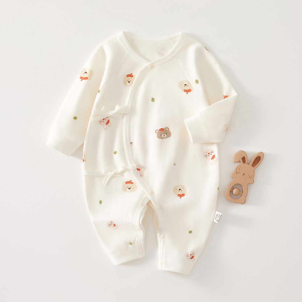 Thumbnail: AYNIGIELL High-Quality Newborn Baby Jumpsuit Four Season Cute Children's Jumpsui