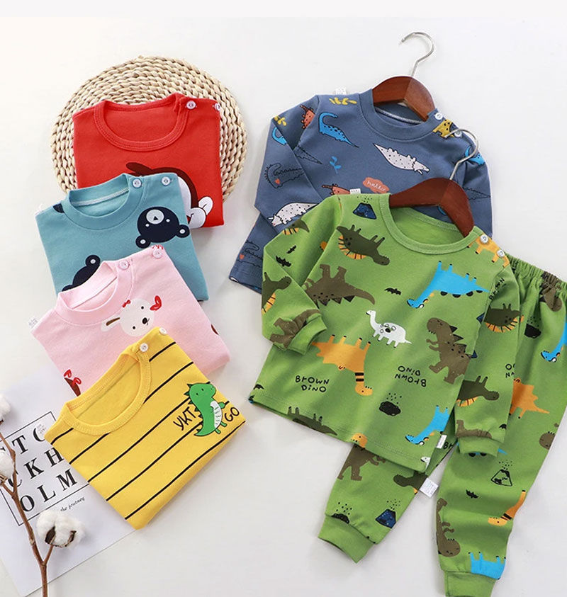 Thumbnail: Kids Clothes Children Sets Children's Clothing Boys Girls CottonAutumn winter Cl