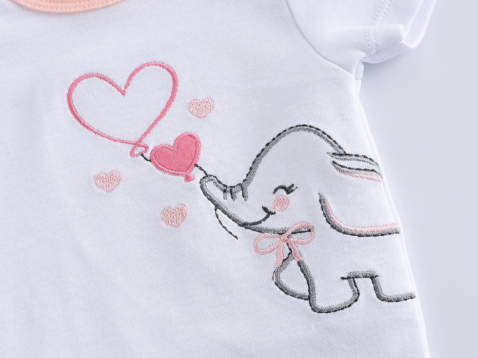 Thumbnail: Kavkas 3 Pcs 6 Pcs Baby Bodysuit Unisex 100% Cotton Short Sleeve Summer Cotton C