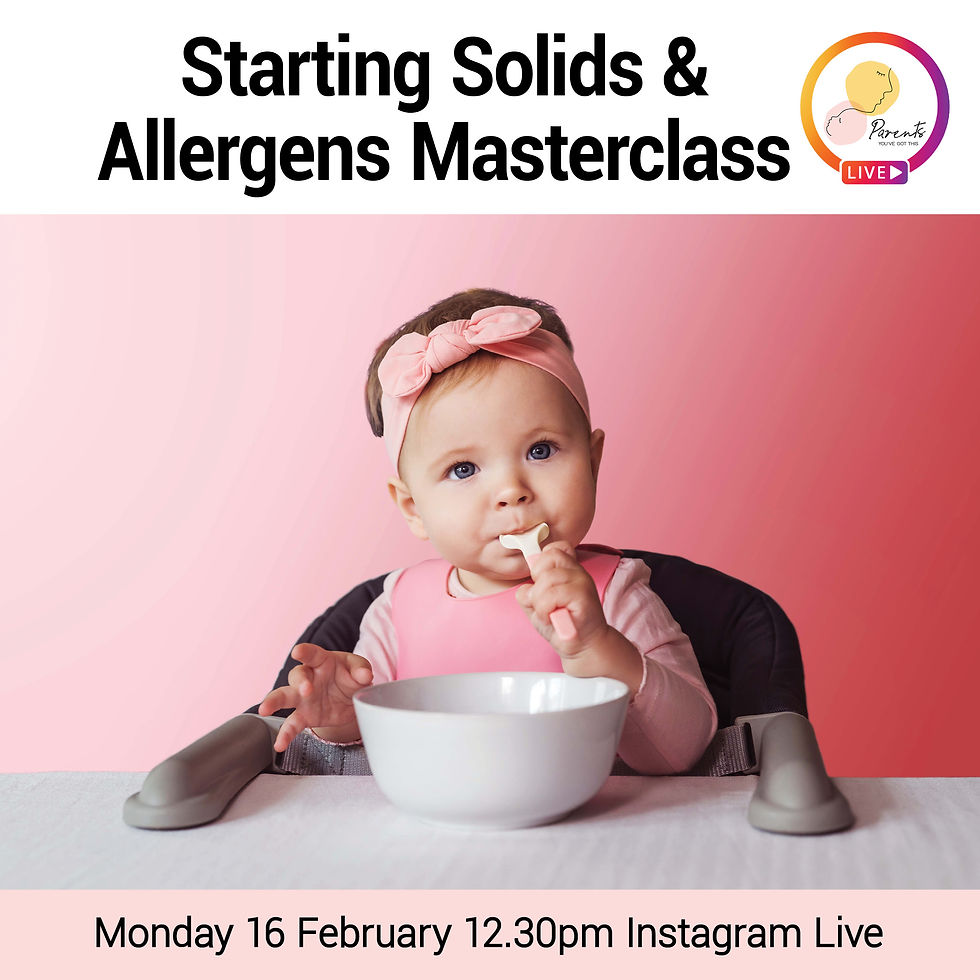 Starting Solids and Introducing Allergens