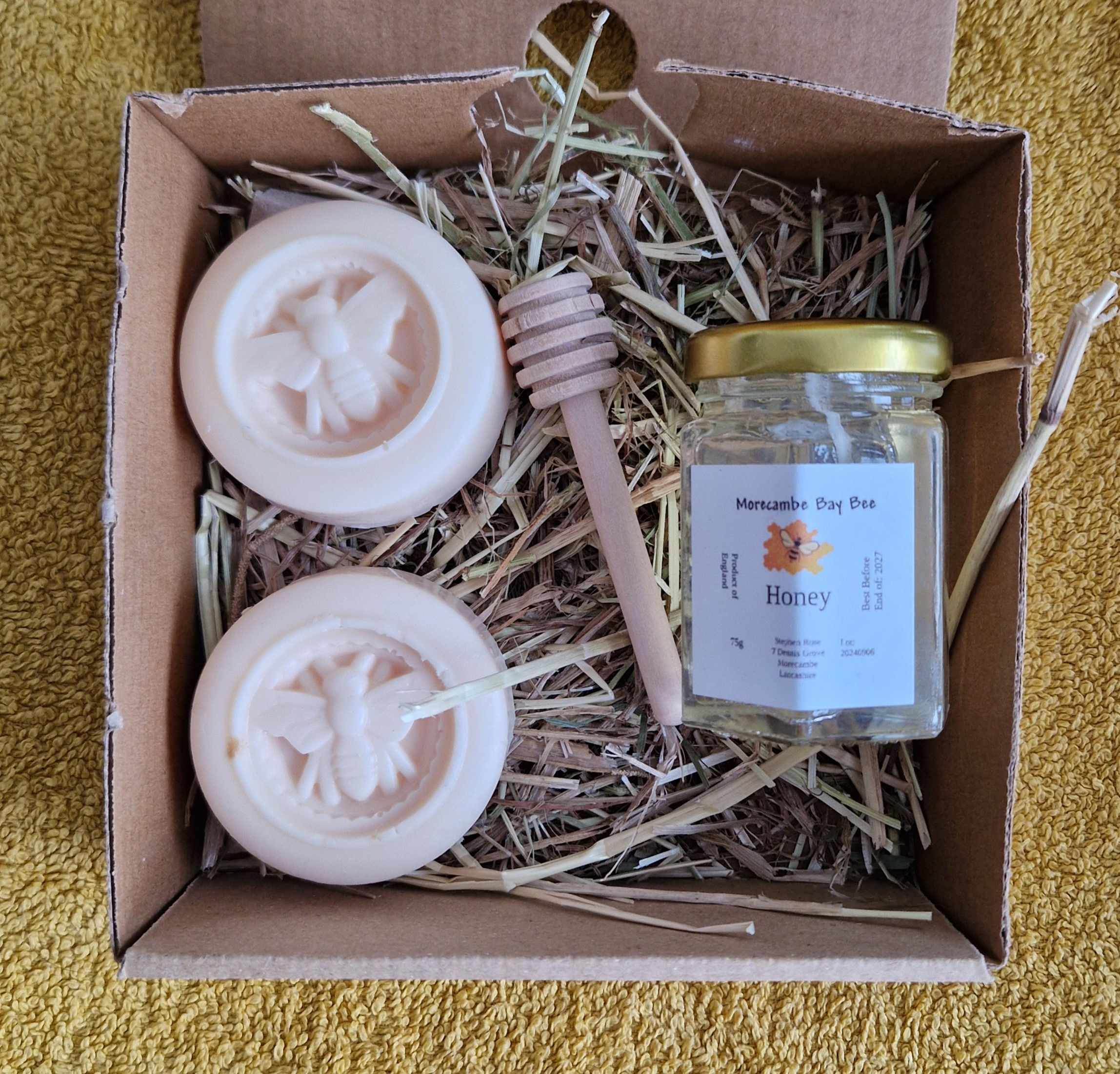 Honey and Circle Soap Set