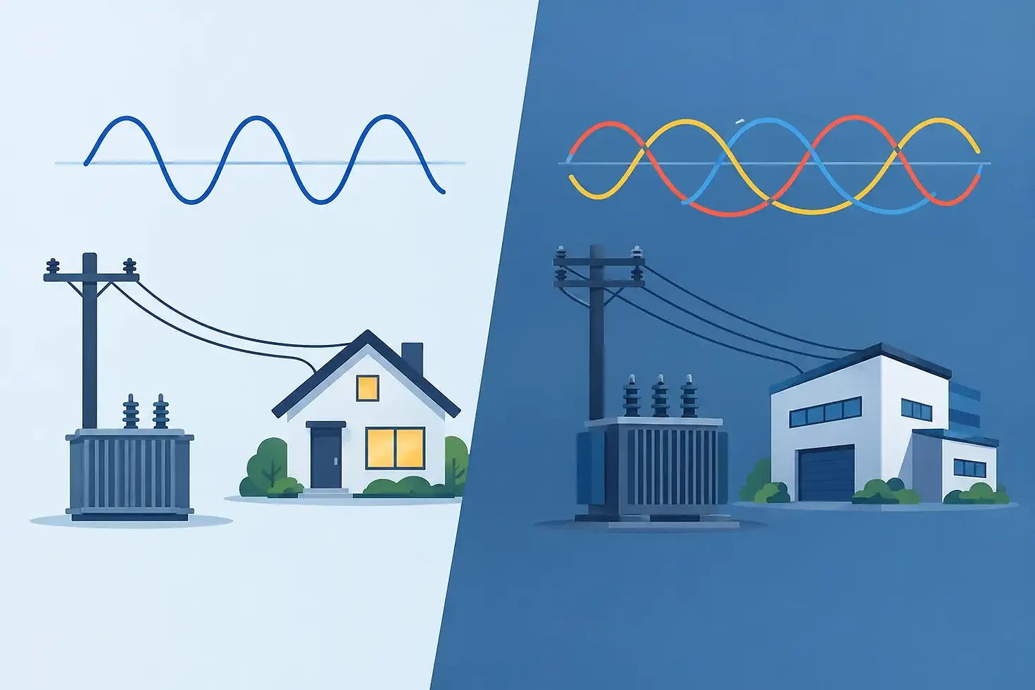Single Phase Versus Three Phase Power Explained