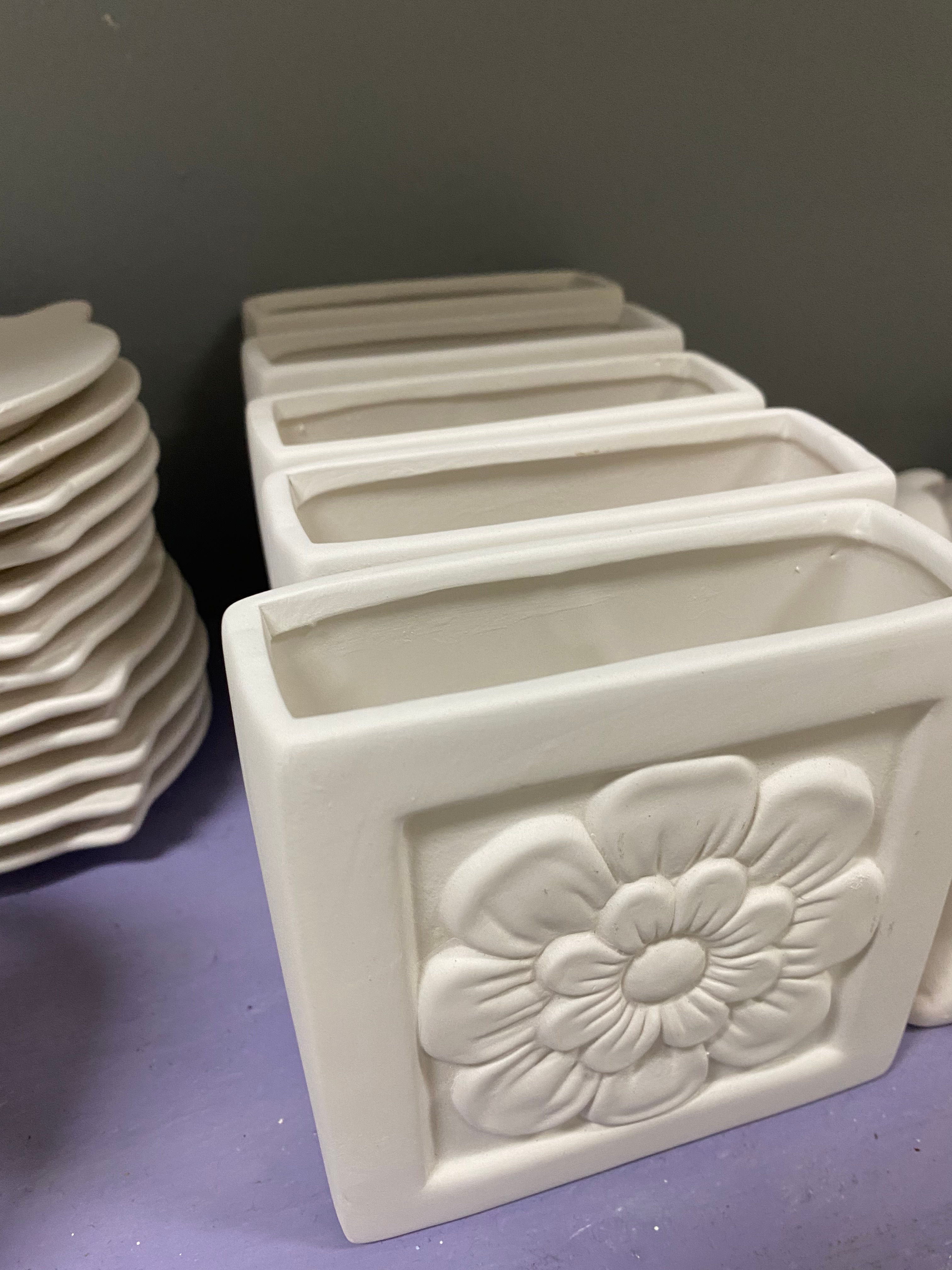 Floral Stationery Holder