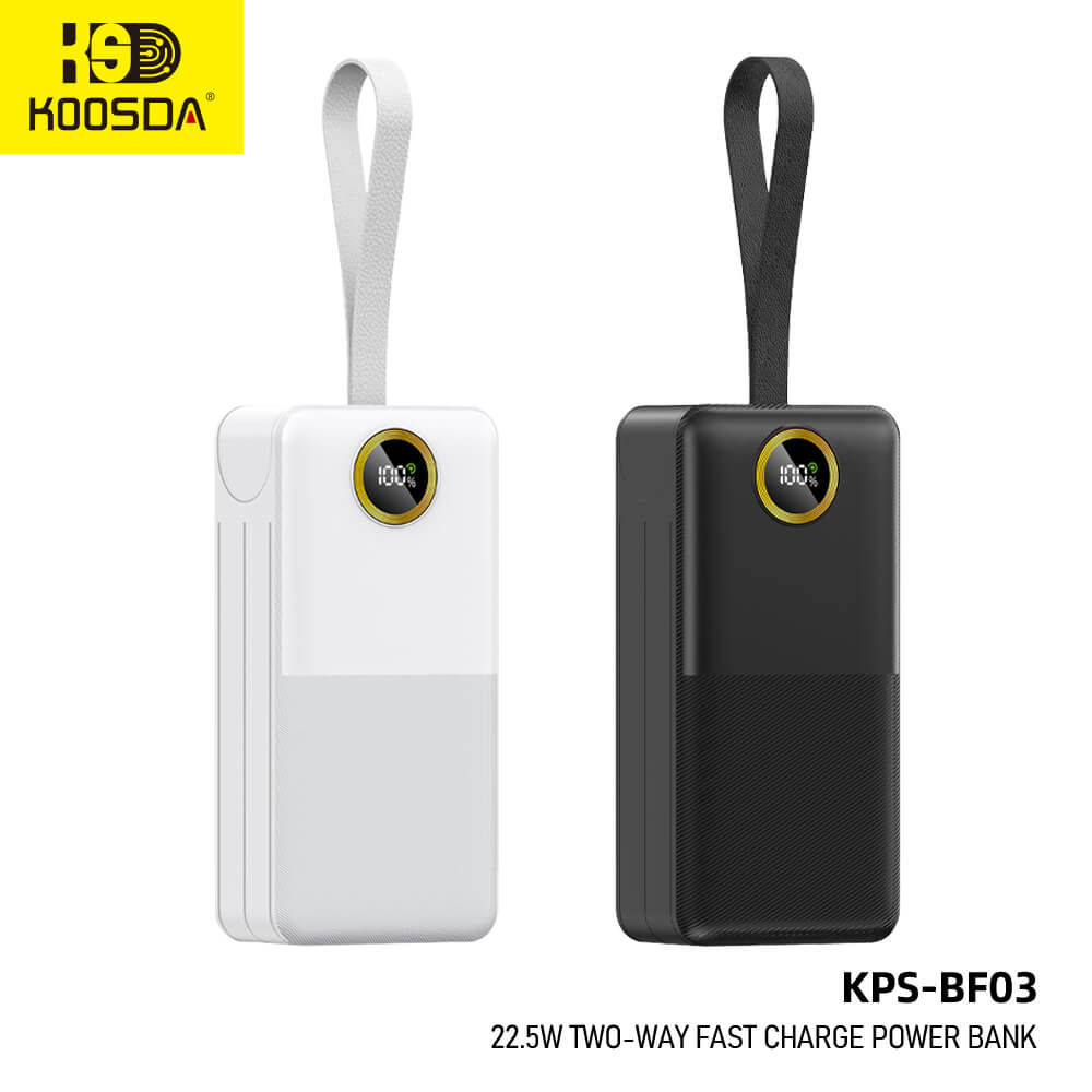 KPS-BF03 22.5W A+C Fast Charge Power Bank 30000mAh