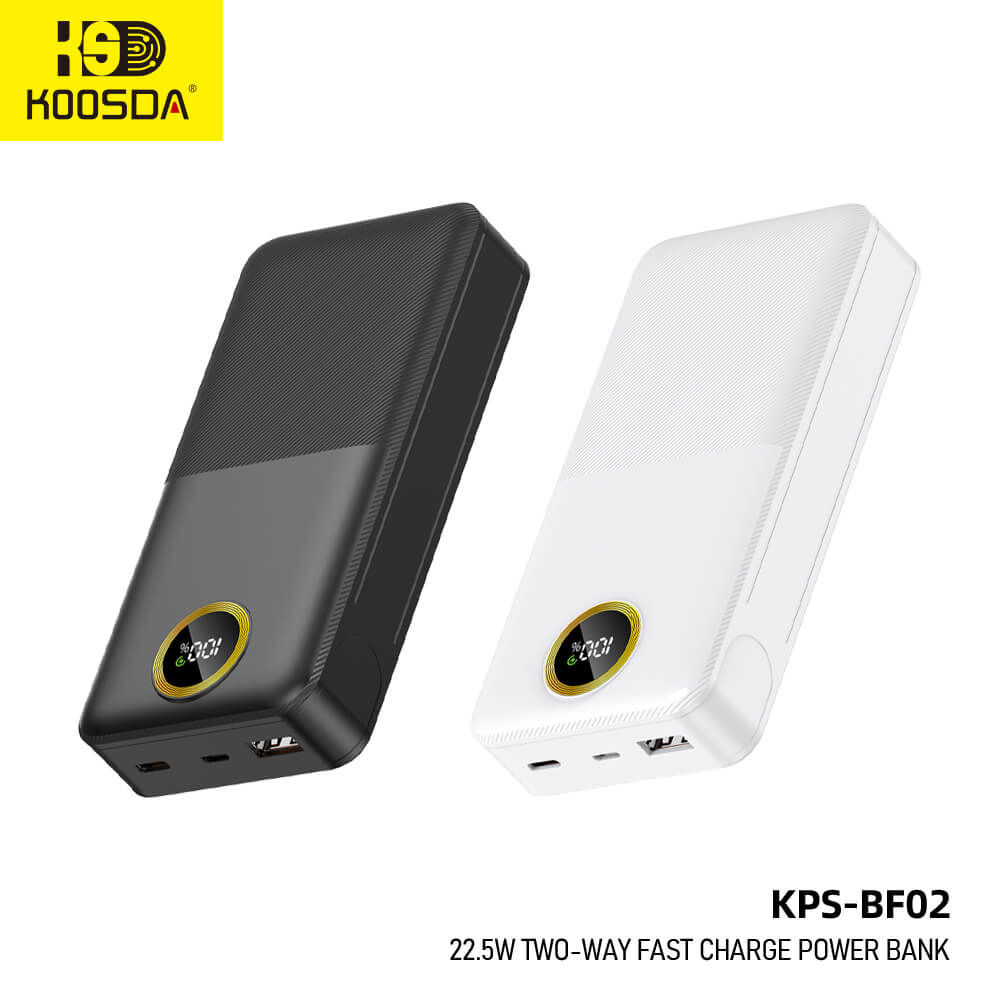 KPS-BF02 22.5W A+C Fast Charge Power Bank 20000mAh