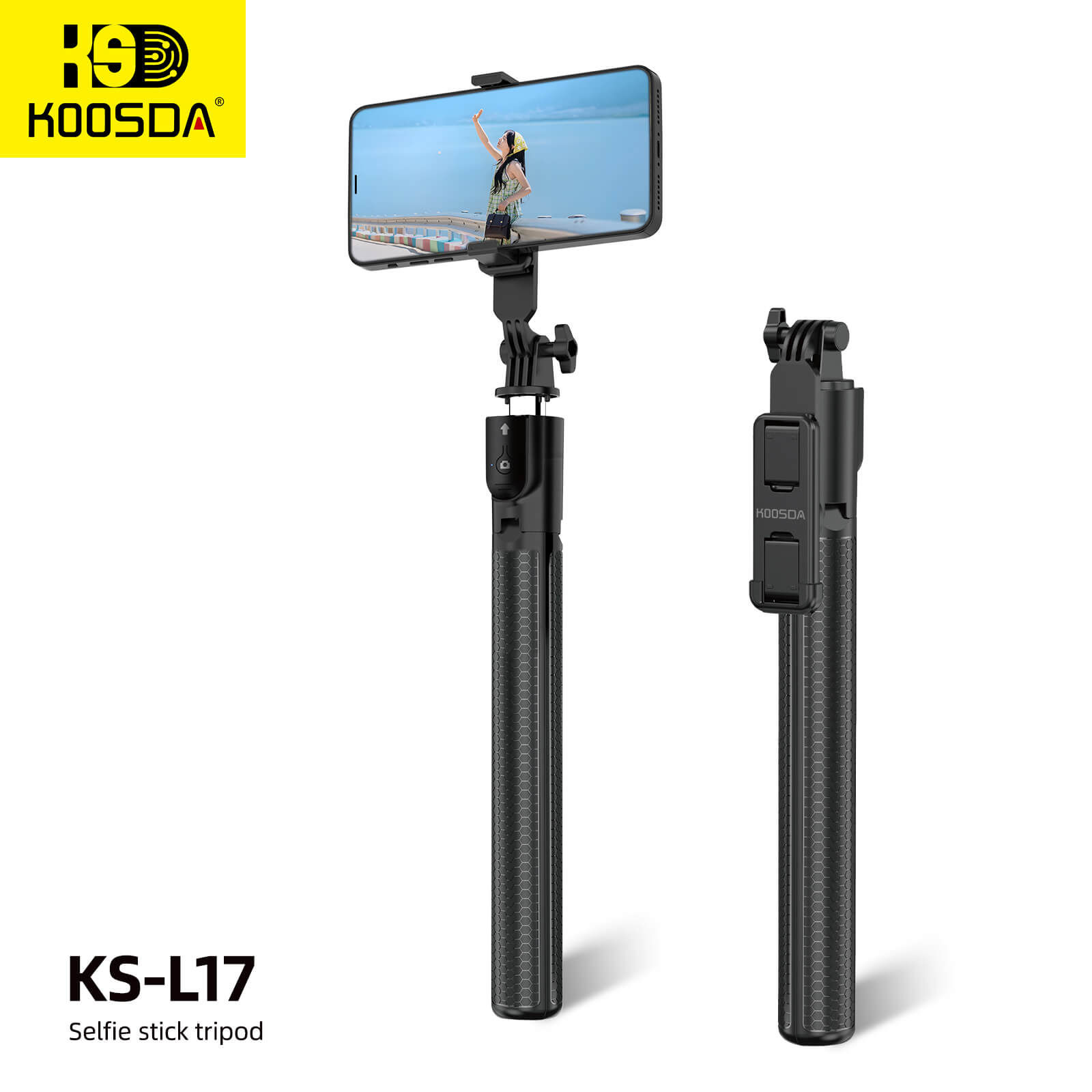 KS-L17 Selfie Stick Tripod Balance Handle 1.8M Reinforced Tripod