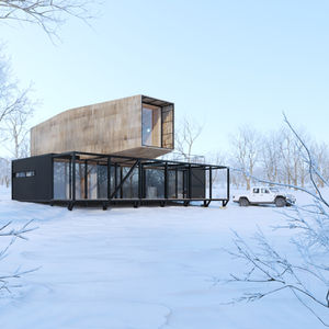 Cabin in the snow by  "Orfali & Ehrenfeld"