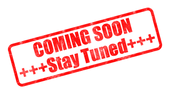 Stempel mit dem Text: "Coming Soon - Saty Tuned"