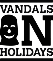 VOH logo vandals on holiday
