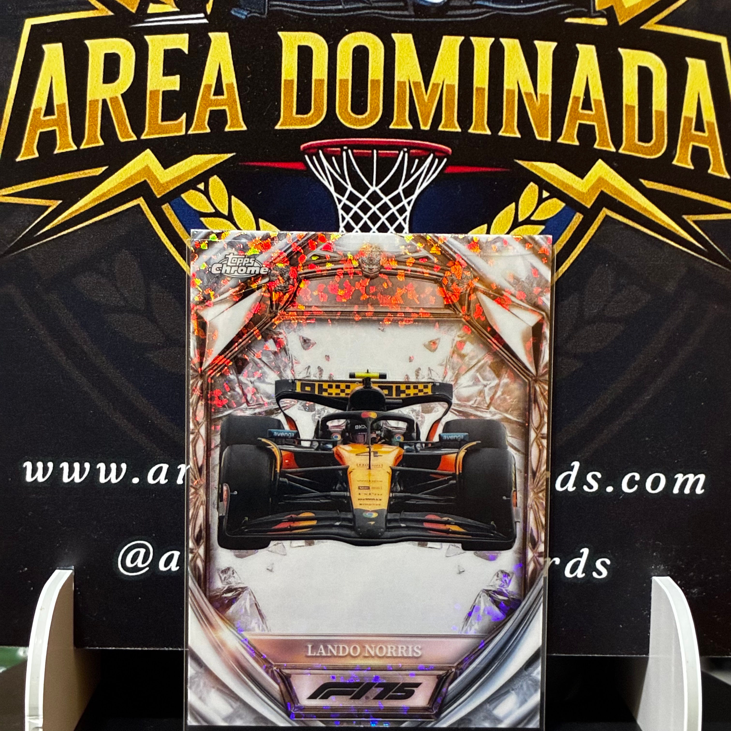 Lando Norris – Diamond 75 anos - Topps Chrome F1 2025