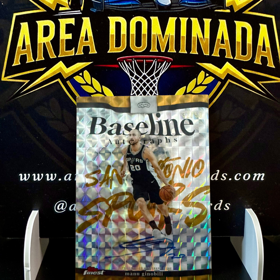 Manu Ginobili – Autografado /50 - Topps Finnest